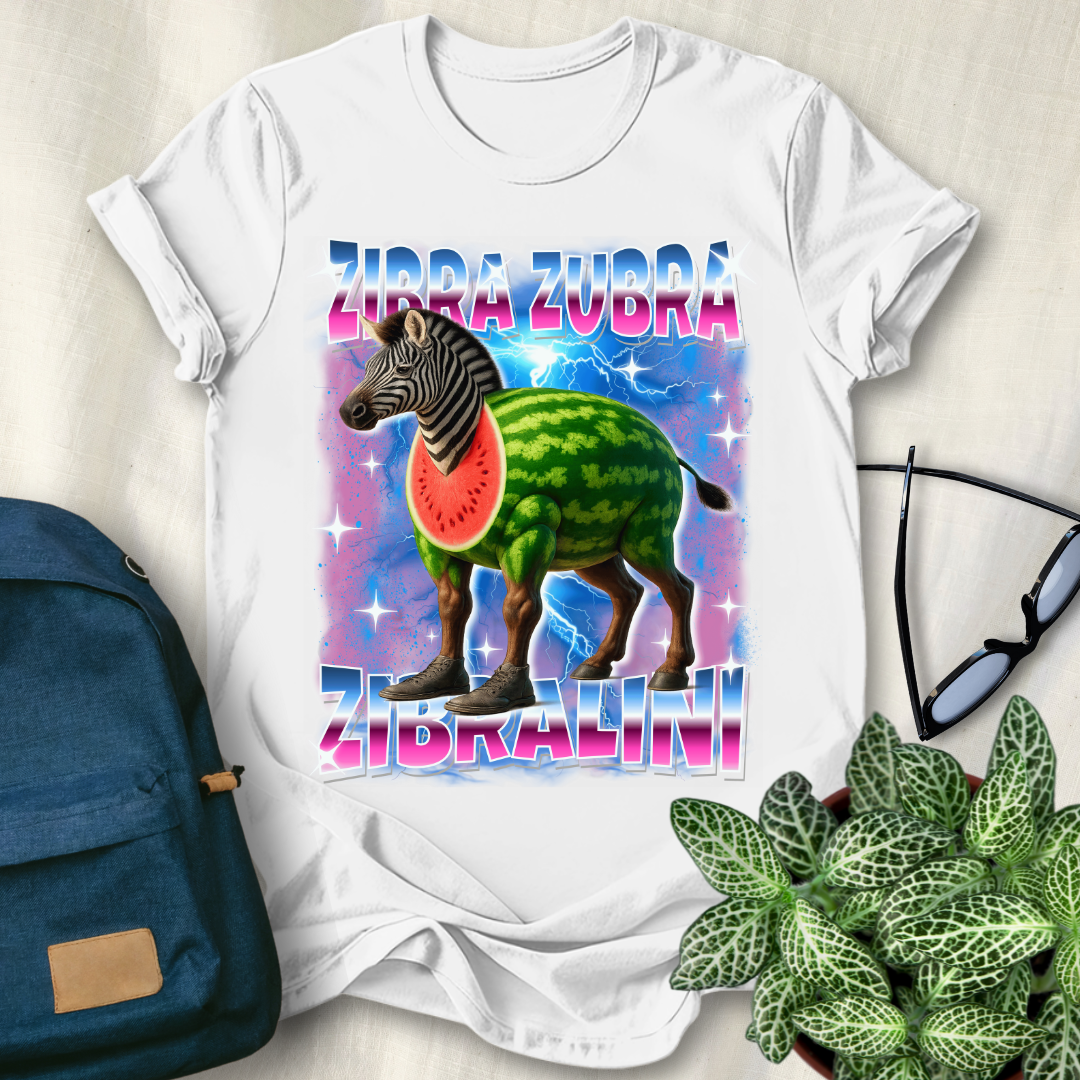 Zibra Zubra Zibralini Italian Brainrot T-Shirt