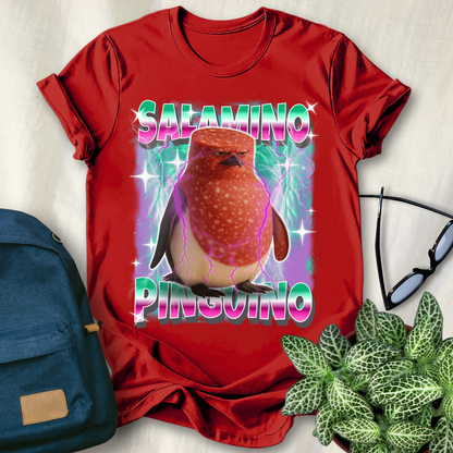 Salamino Penguino Italian Brainrot T-Shirt