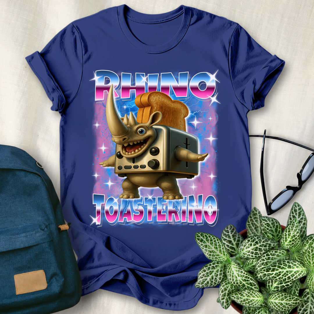 Rhino Toasterino Italian Brainrot T-Shirt