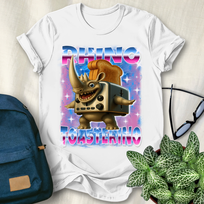 Rhino Toasterino Italian Brainrot T-Shirt