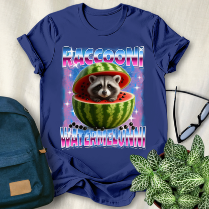 Raccooni Watermelunni Italian Brainrot T-Shirt