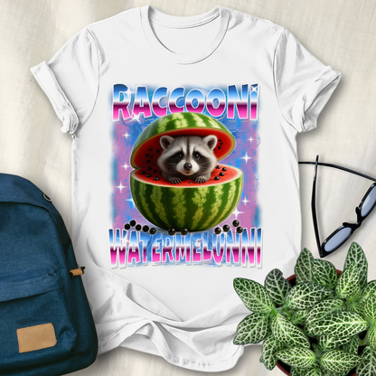 Raccooni Watermelunni Italian Brainrot T-Shirt