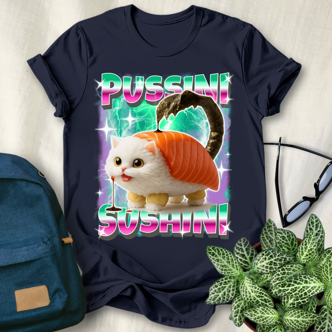 Pussini Sushini Italian Brainrot T-Shirt