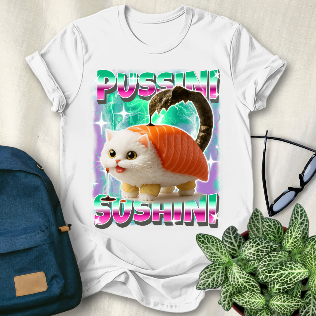 Pussini Sushini Italian Brainrot T-Shirt