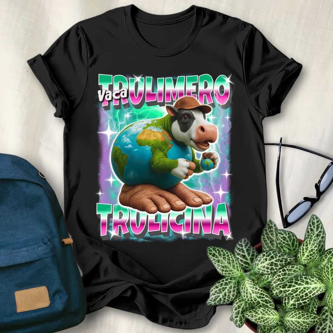 Vaca Trulimero Trulicina Italian Brainrot T-Shirt