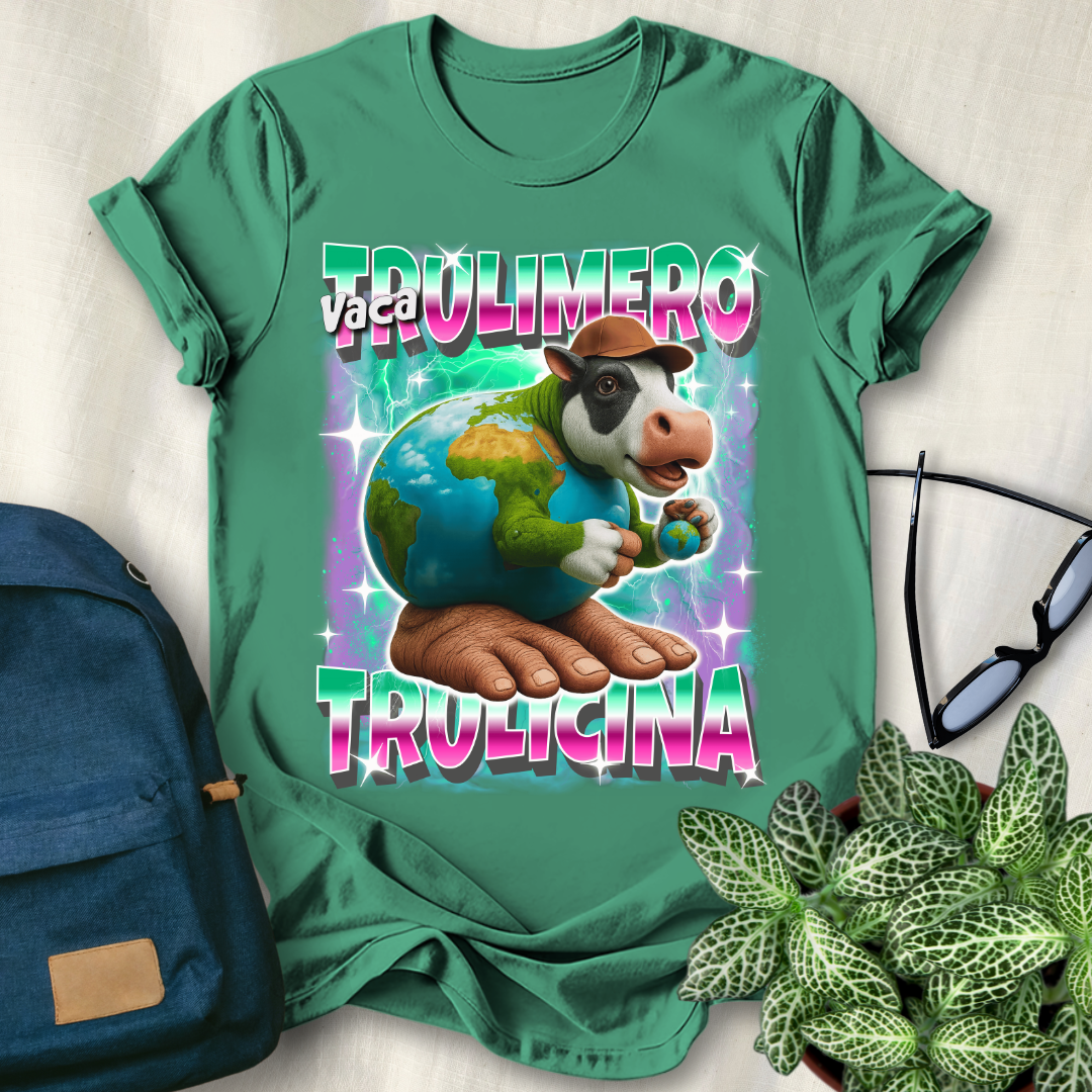 Vaca Trulimero Trulicina Italian Brainrot T-Shirt
