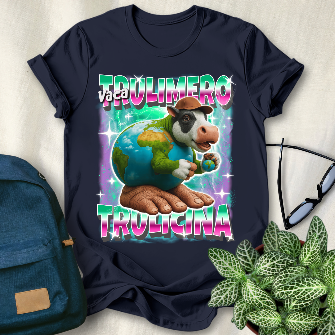 Vaca Trulimero Trulicina Italian Brainrot T-Shirt
