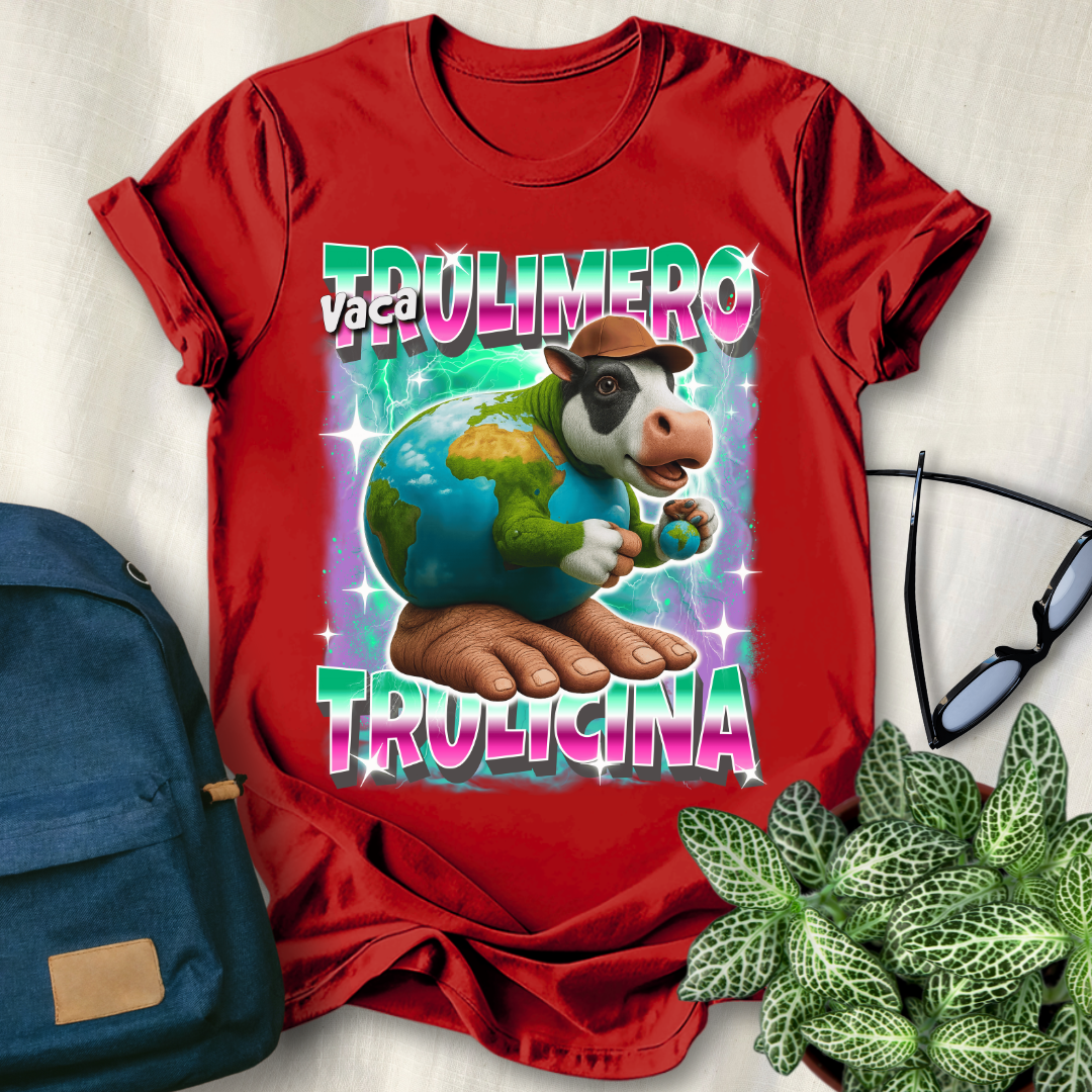 Vaca Trulimero Trulicina Italian Brainrot T-Shirt