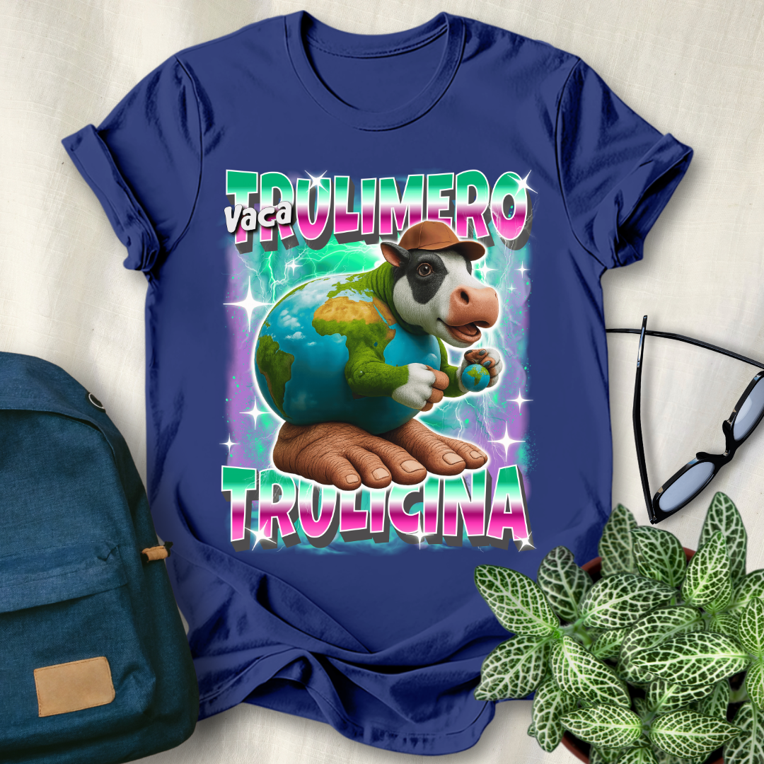 Vaca Trulimero Trulicina Italian Brainrot T-Shirt