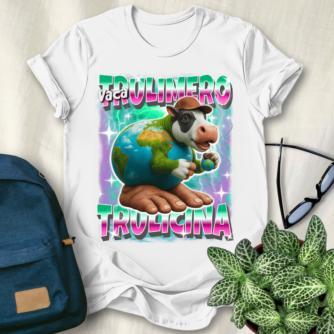 Vaca Trulimero Trulicina Italian Brainrot T-Shirt