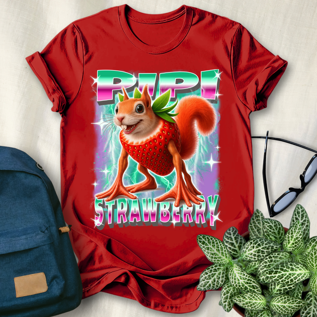Pipi Strawberry Italian Brainrot T-Shirt