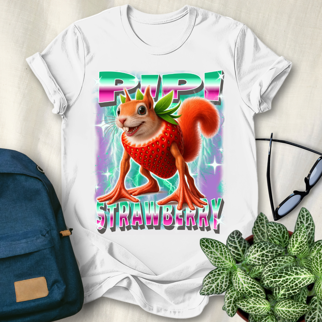 Pipi Strawberry Italian Brainrot T-Shirt