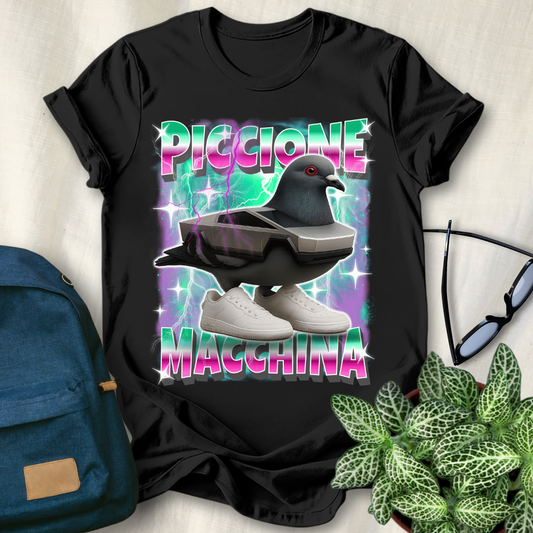 Piccione Macchina Italian Brainrot T-Shirt