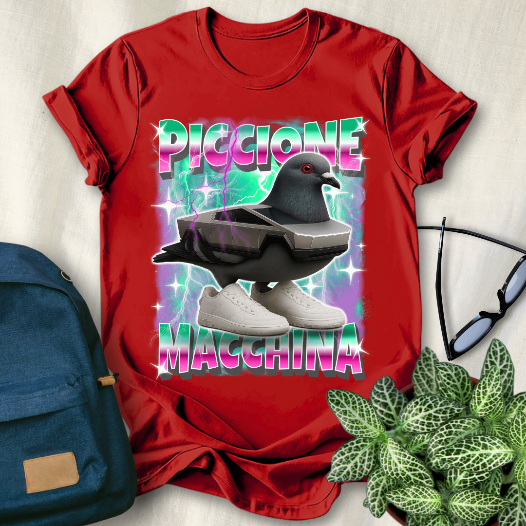 Piccione Macchina Italian Brainrot T-Shirt