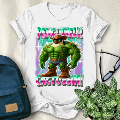 Penguinelli Cactussini Italian Brainrot T-Shirt