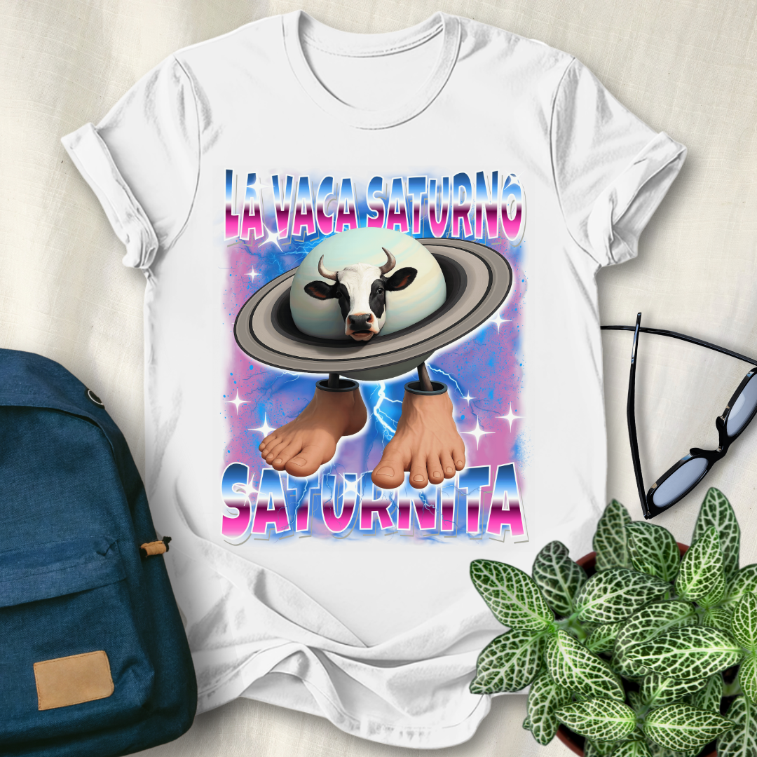 La Vacca Saturno Saturnita Italian Brainrot T-Shirt