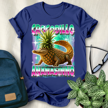 Crocodillo Ananasinno Italian Brainrot T-Shirt