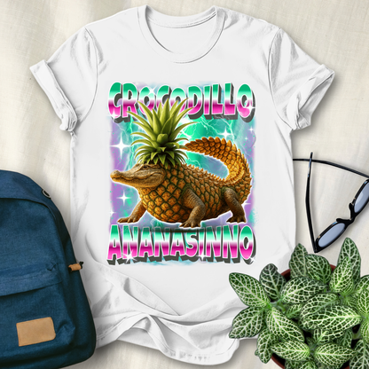 Crocodillo Ananasinno Italian Brainrot T-Shirt
