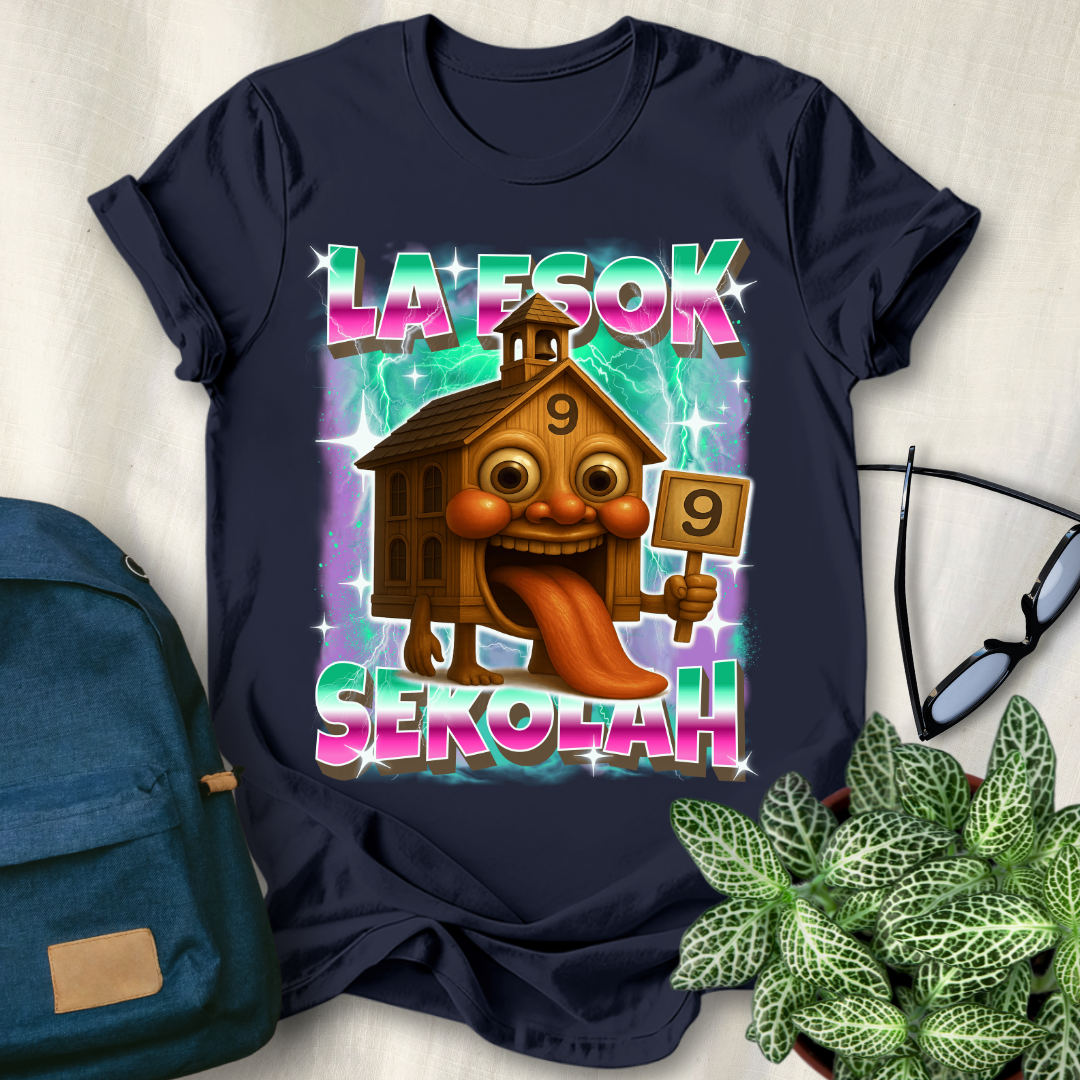 La Esok Sekolah Italian Brainrot T-Shirt