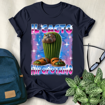 Il Cacto Hipopotamo Italian Brainrot T-Shirt