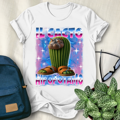 Il Cacto Hipopotamo Italian Brainrot T-Shirt