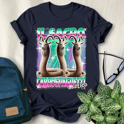 Il Sacro Cabrospaghetti Mistico Italian Brainrot T-Shirt