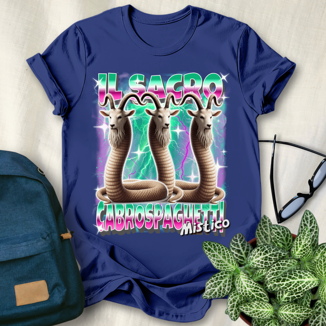 Il Sacro Cabrospaghetti Mistico Italian Brainrot T-Shirt