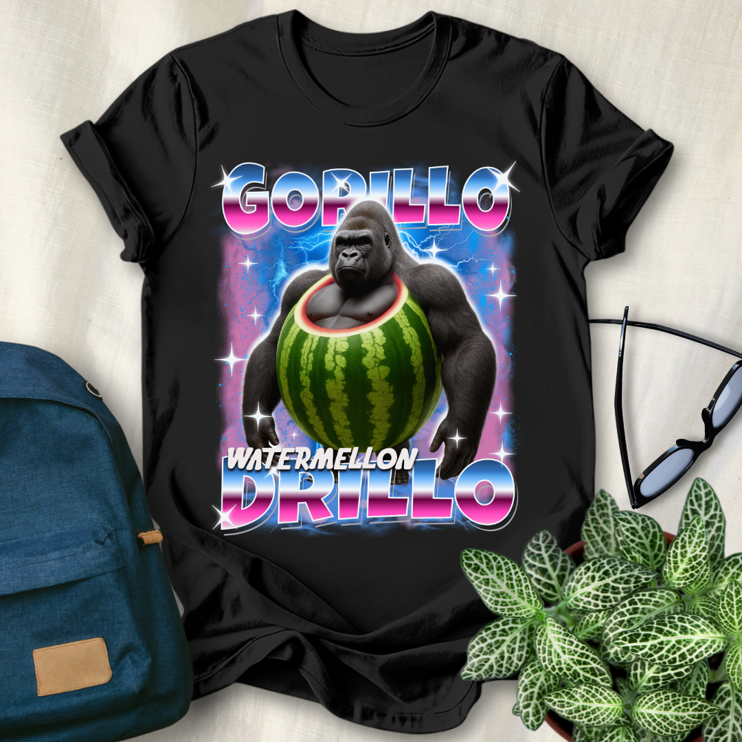 Gorillo Watermellondrillo Italian Brainrot T-Shirt