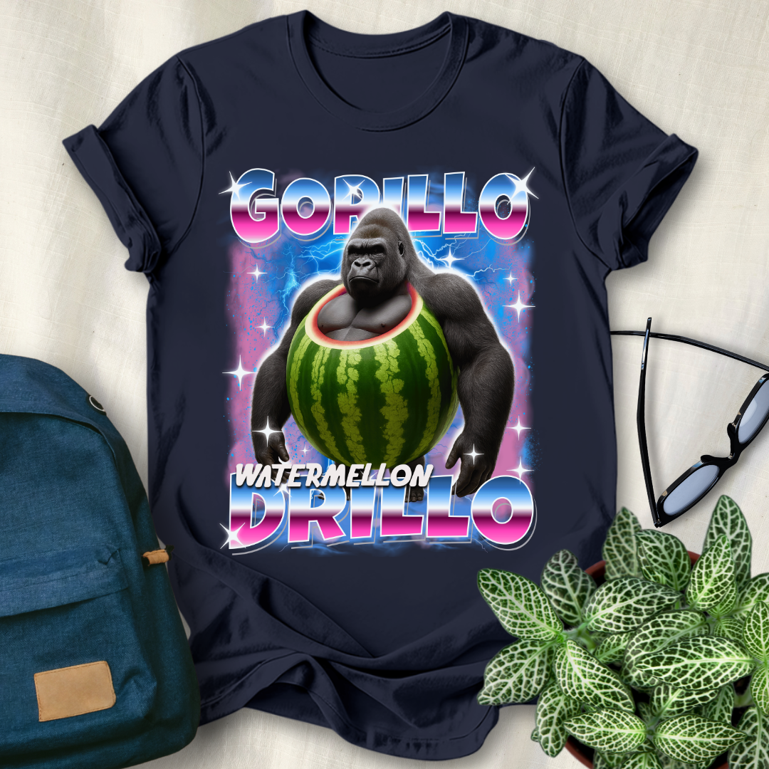 Gorillo Watermellondrillo Italian Brainrot T-Shirt