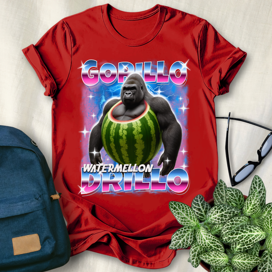 Gorillo Watermellondrillo Italian Brainrot T-Shirt