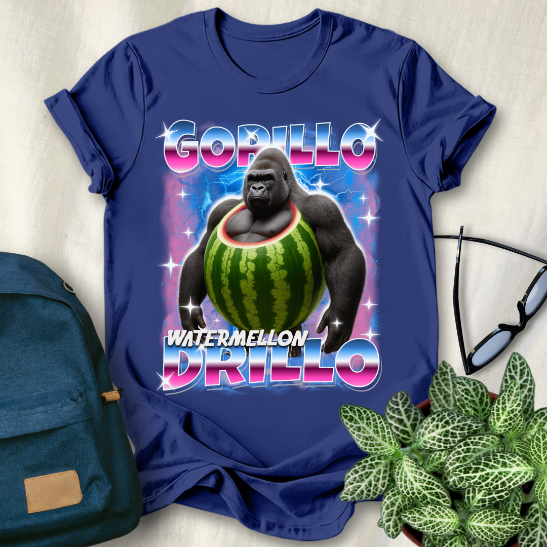 Gorillo Watermellondrillo Italian Brainrot T-Shirt