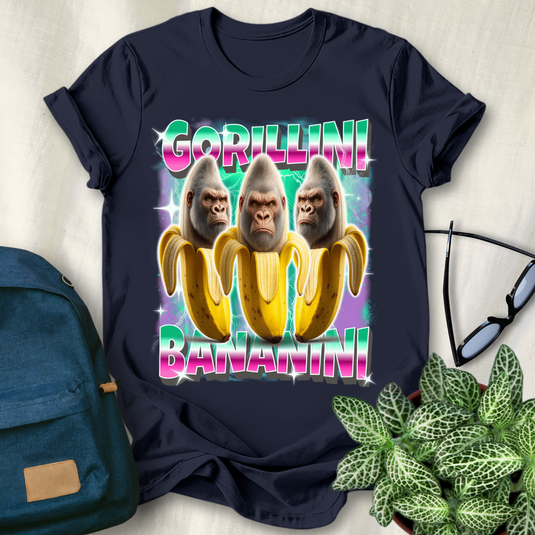 Gorilini Bananini Italian Brainrot T-Shirt