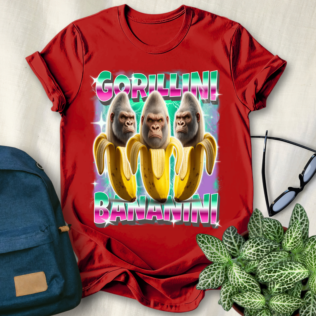 Gorilini Bananini Italian Brainrot T-Shirt