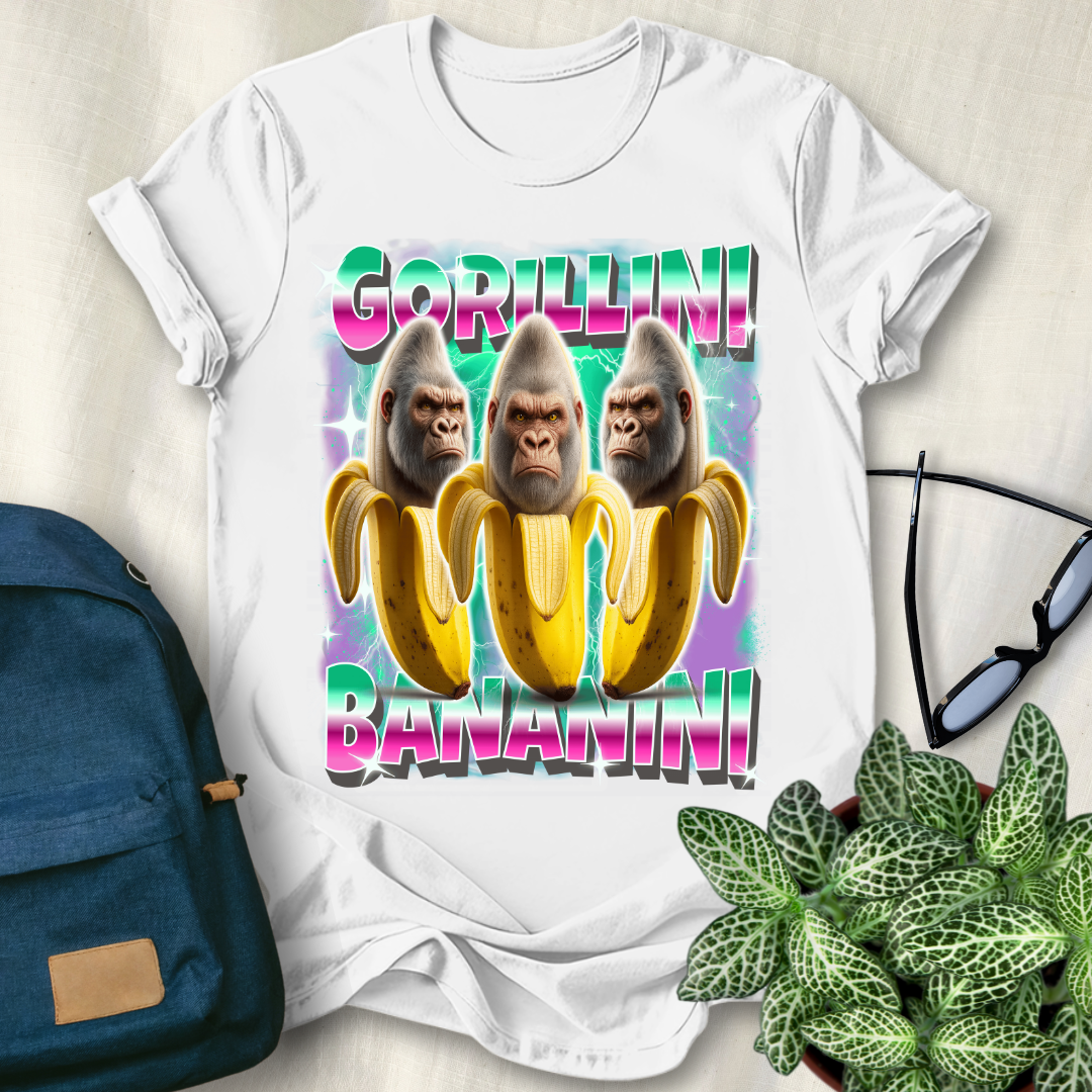Gorilini Bananini Italian Brainrot T-Shirt