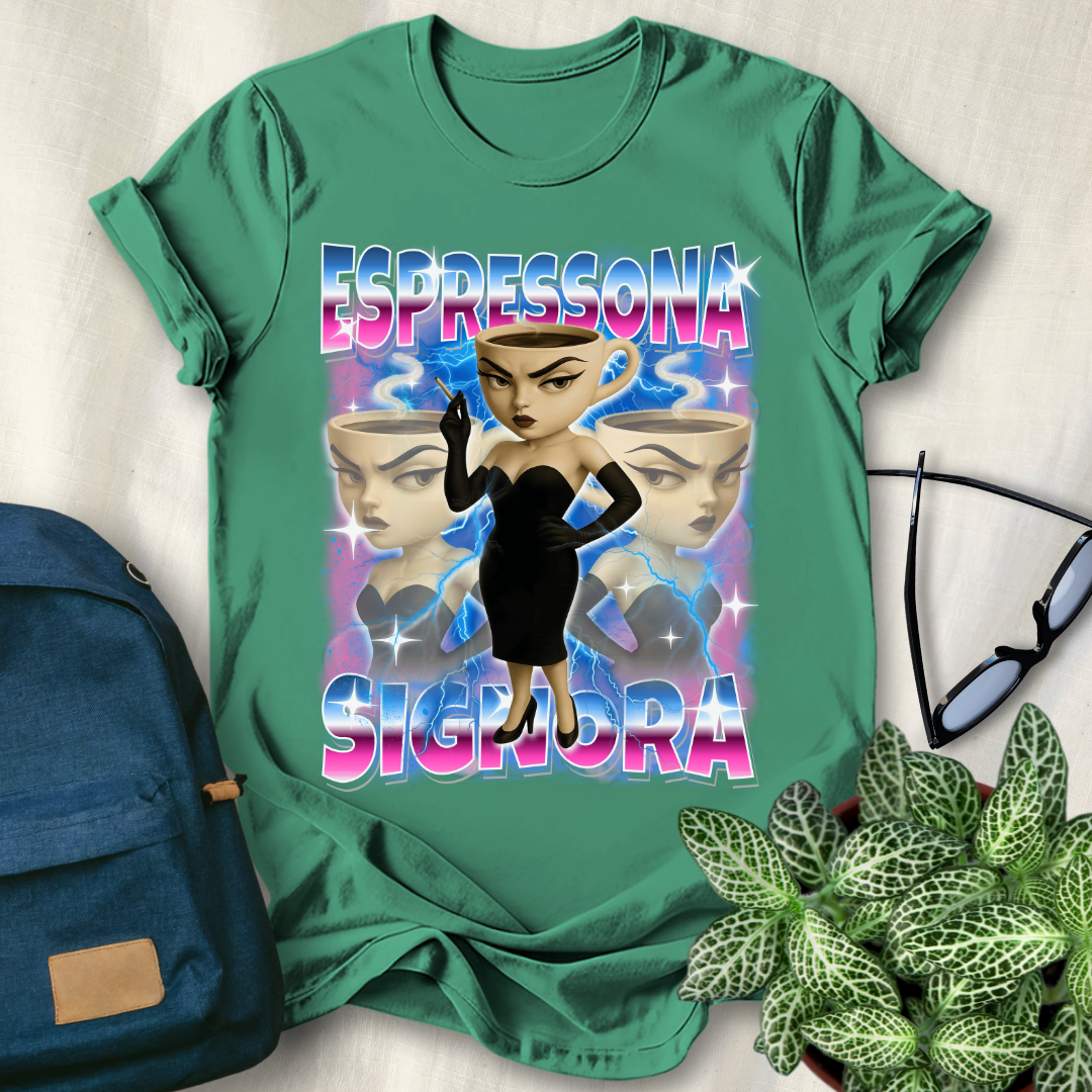 Espresso Signora Italian Brainrot T-Shirt
