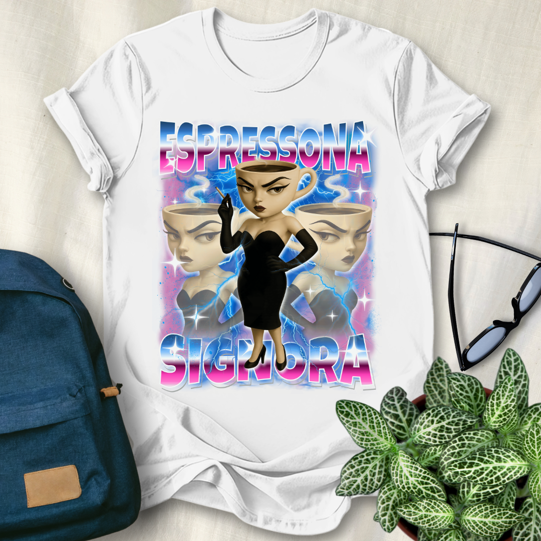 Espresso Signora Italian Brainrot T-Shirt
