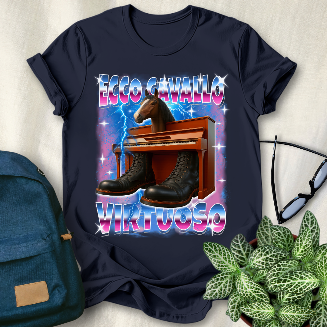 Ecco Cavallo Virtuoso Italian Brainrot T-Shirt