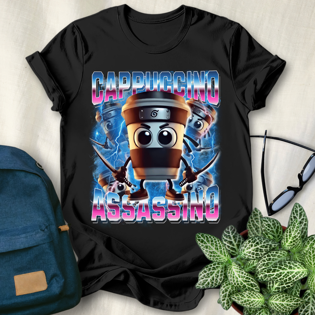 Cappuccino Assassino Italian Brainrot T-Shirt