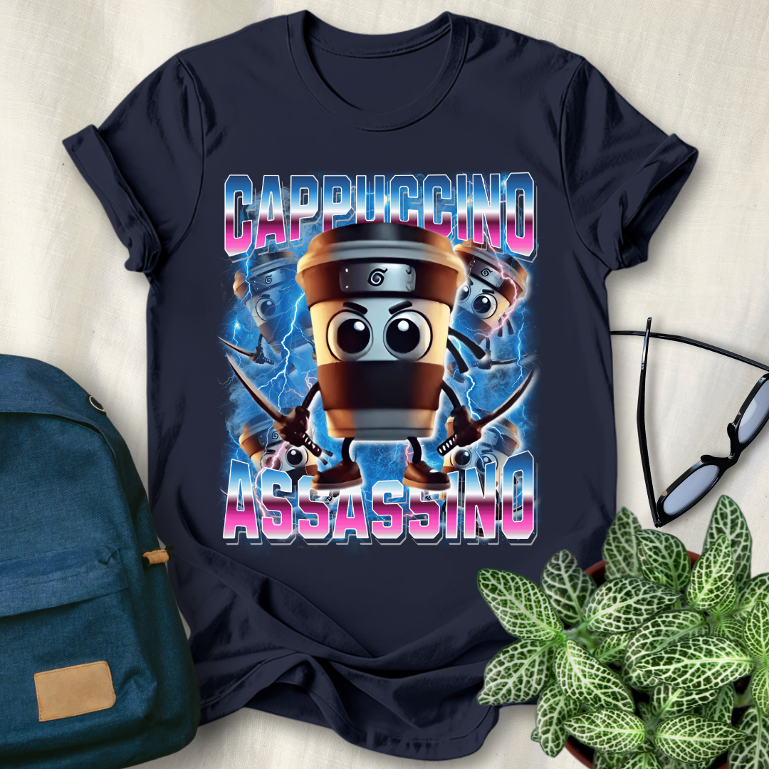Cappuccino Assassino Italian Brainrot T-Shirt