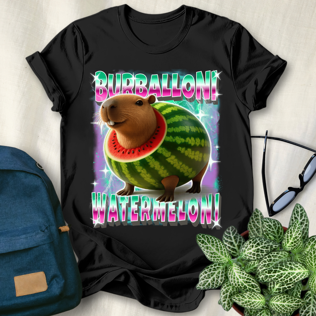 Burballoni Watermeloni Italian Brainrot T-Shirt