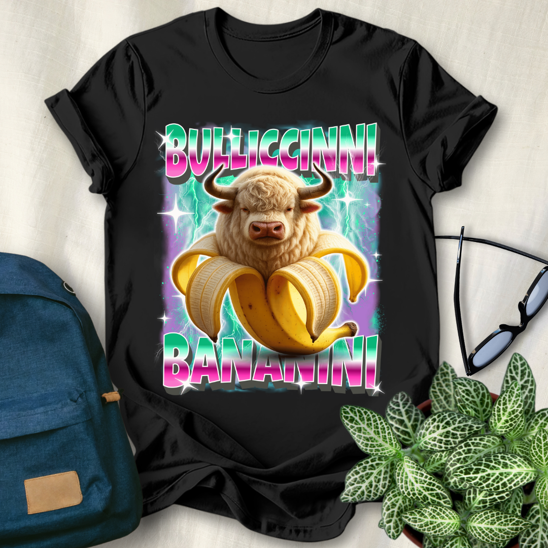 Bulliccini Bananini Italian Brainrot T-Shirt