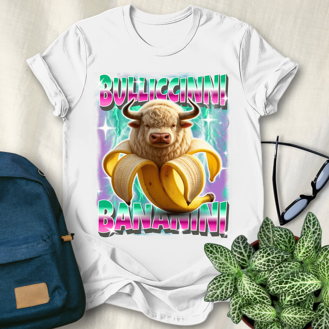 Bulliccini Bananini Italian Brainrot T-Shirt