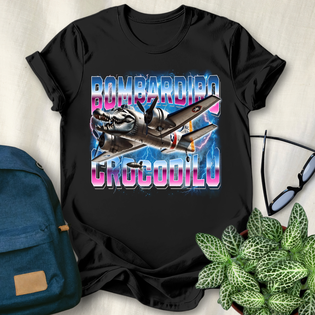 Bombardiro Crocodilo Italian Brainrot T-Shirt