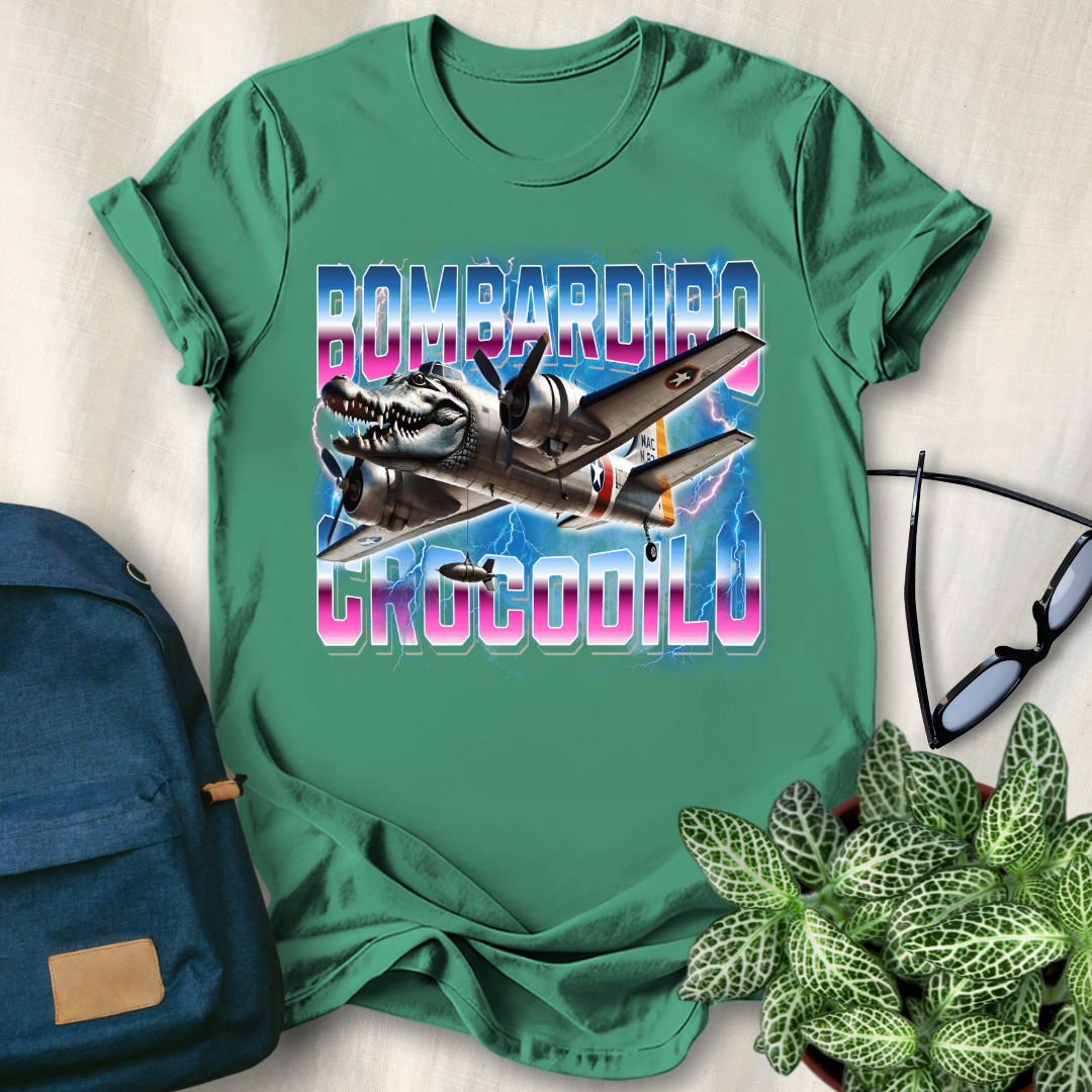Bombardiro Crocodilo Italian Brainrot T-Shirt