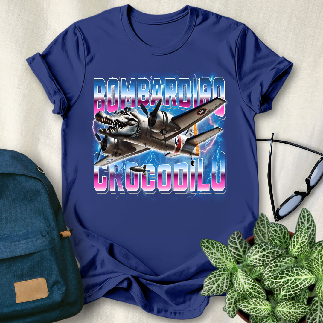 Bombardiro Crocodilo Italian Brainrot T-Shirt