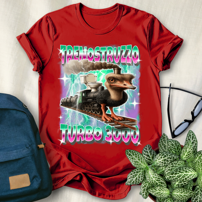 Trenostruzzo Turbo 3000 Italian Brainrot T-Shirt