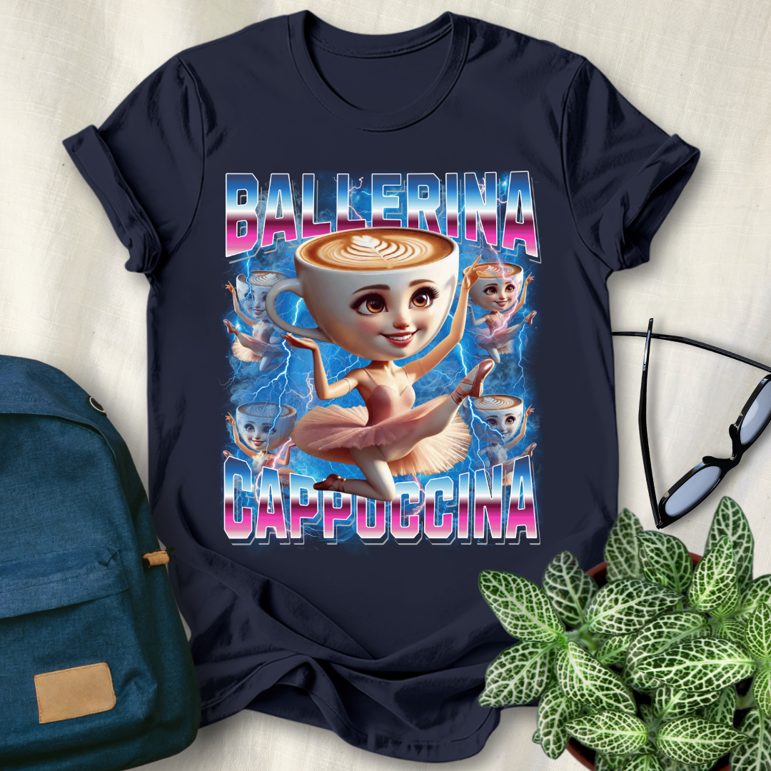 Ballerina Cappuccina Italian Brainrot T-Shirt