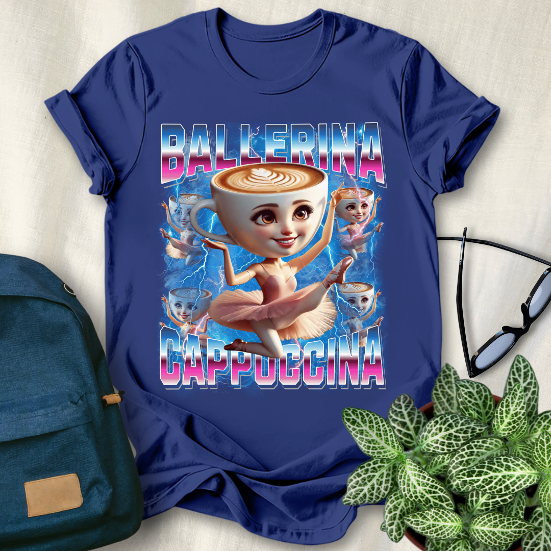 Ballerina Cappuccina Italian Brainrot T-Shirt