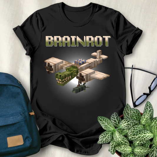 Bombardiro Crocodilo Italian Brainrot T-Shirt