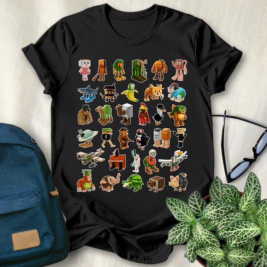 All Stars Characters Italian Brainrot T-Shirt